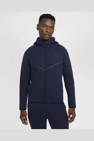 Nike Hættetrøje Tech Fleece 24 FZ Windrunner - Navy/Sort