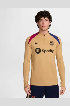 Nike Barcelona Træningstrøje Dri-FIT Strike Drill - Guld/Bordeaux/Sort
