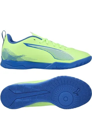 PUMA Ultra 5 Play IT Lights Out - Grøn/Hvid/Blå Børn