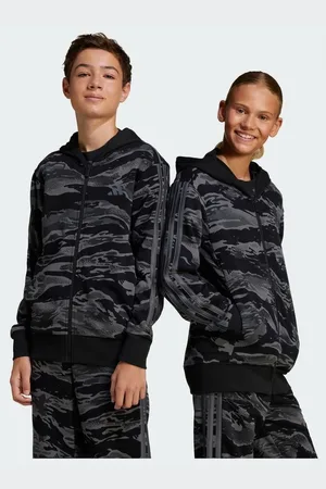 adidas Seasonal Essentials Camo Full-Zip Hoodie Kids