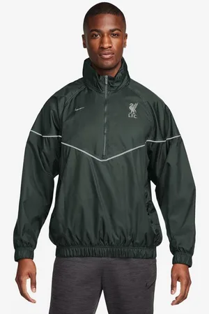 Nike Liverpool Windrunner Anorak - Grøn/Sølv