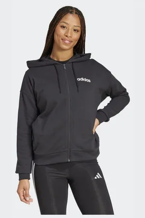adidas Essentials Linear Full-Zip French Terry Hoodie
