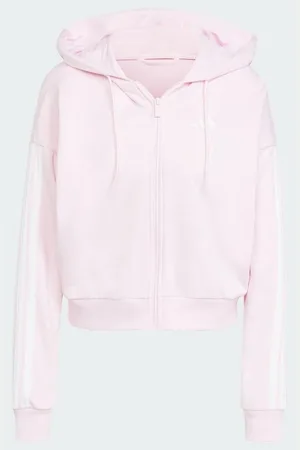 adidas Essentials 3-Stripes French Terry Full-Zip Hoodie