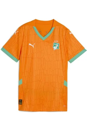 PUMA Elfenbenskysten Hjemmebanetrøje Africa Cup of Nations 2025 Børn