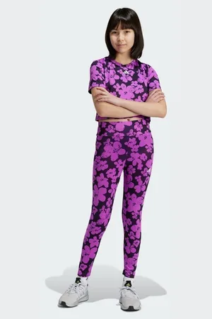 adidas Train Essentials Seasonal Printed High Waisted 7/8 Training Kids tights