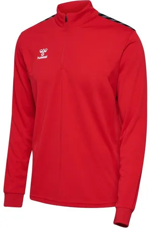 Hummel Træningstrøje Authentic 1/2 Zip - Rød Børn