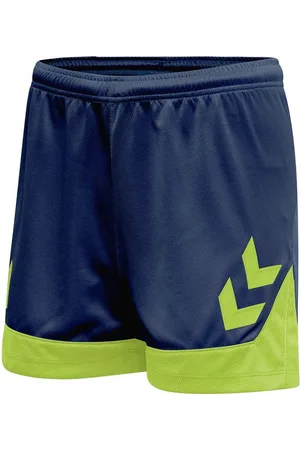 Hummel Lead Shorts - Navy/Grøn Kvinde