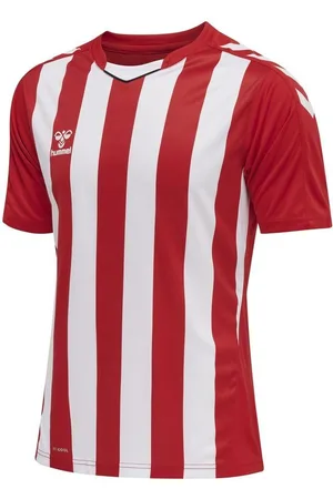 Hummel Spilletrøje Core Striped - Rød/Hvid