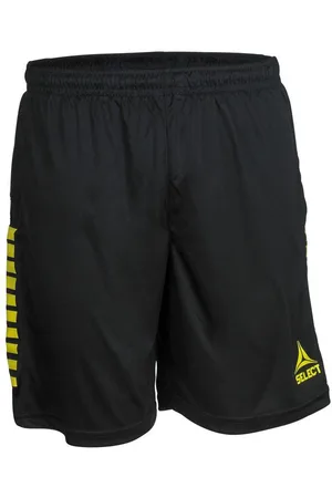 Select Shorts Spanien - Sort/Gul Børn