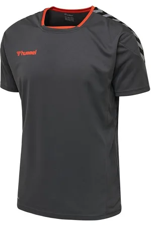 Hummel Spilletrøje Authentic Poly - Grå/Orange Børn
