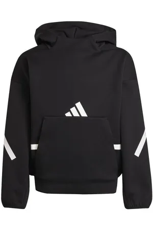 adidas Hættetrøje Z.N.E. - Sort/Hvid Børn