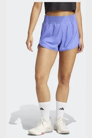 adidas Pacer All Gym Seasonal Rib High-Rise Tonal 3-Stripes shorts