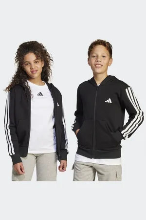 adidas Essentials Full-Zip Kids hættetrøje