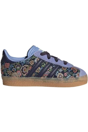 adidas Original Gazelle x Liberty London Comfort Closure Elastic Lace Kids sko