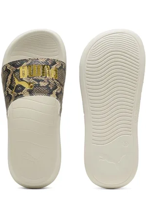 PUMA Popcat 20 Snake Chic Badesandal - Hvid/Snake