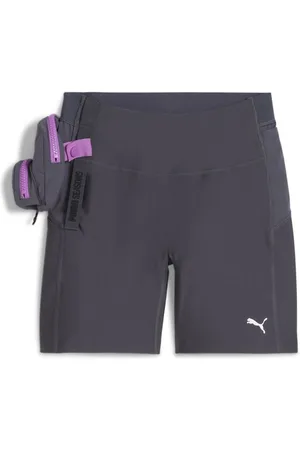 PUMA W SEASONS Trail RUN SHORT TIGHT Galactic Gray