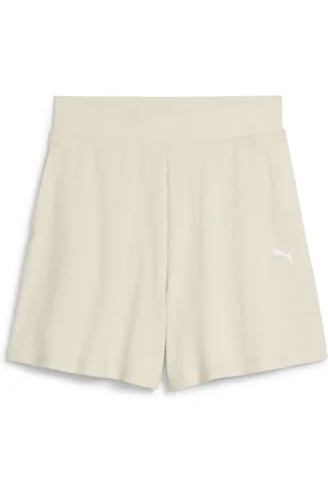 PUMA ESS ELEVATED Gerippte 5" Shorts mit hohem Bund