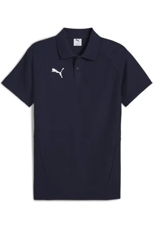 PUMA Polo teamEVOSTRIPE - Navy/Sølv/Hvid