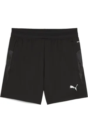 PUMA Træningsshorts teamCUP - Sort/Sølv/Grå Børn