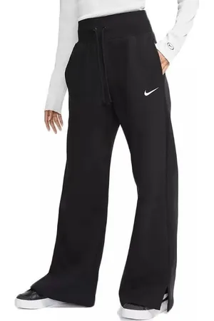 Nike Sweatpants NSW Phoenix Fleece - Sort Hvid Kvinde