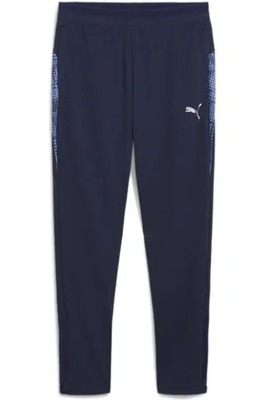 PUMA Træningsbukser teamCUP - Navy/Sølv/Blå Børn