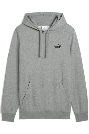 PUMA ESS Small No. 1 Logo Hoodie TR Medium Gray Heather