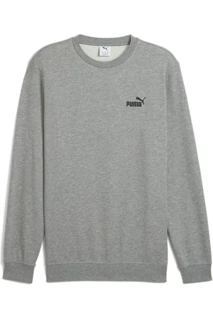 PUMA ESS Small No. 1 Logo Crew TR Medium Gray Heather