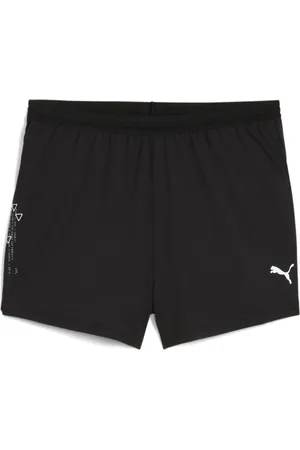 PUMA M RUN KNIT 3 SPLIT SHORT Black