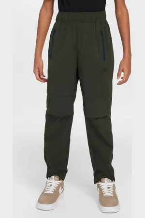 Nike Sweatpants NSW Tech Woven - Grøn/Sort Børn