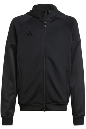 adidas Hættetrøje Tiro 25 Full Zip - Sort Børn
