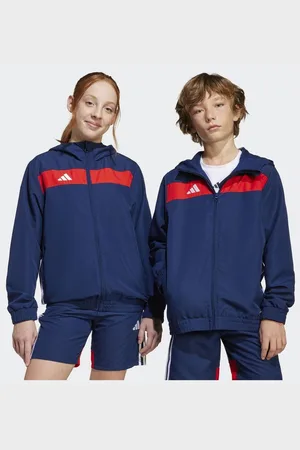 adidas Tiro 25 Essentials Woven Kids hættetrøje