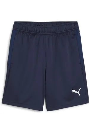 PUMA Træningsshorts teamGOAL - Navy/Hvid Børn
