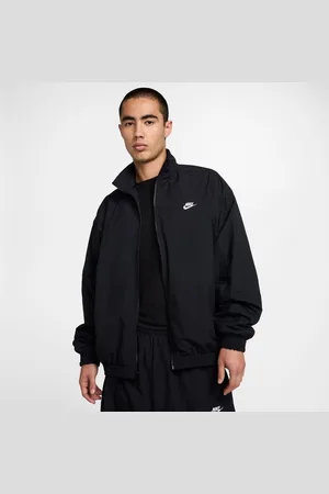 Nike Track Jakke Club Woven Oversized - Sort/Hvid