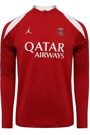 Nike Paris Saint-Germain Træningstrøje Dri-FIT Strike Drill 4. Jordan x PSG - Rød/Hvid Børn