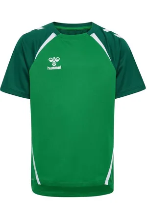 Hummel Trænings T-Shirt hmlLEAD 2.0 - Grøn/Grøn/Hvid Børn