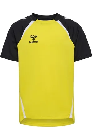 Hummel Trænings T-Shirt hmlLEAD 2.0 - Gul/Sort/Hvid Børn