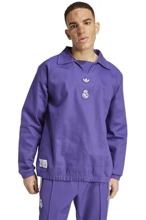 adidas Real Madrid Trøje Drill Top Terrace Icons - Lilla