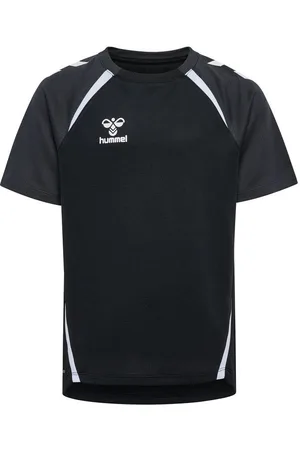 Hummel Trænings T-Shirt hmlLEAD 2.0 - Sort/Asfalt/Hvid Børn