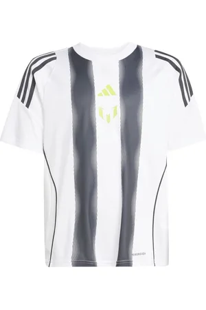 adidas Trænings T-Shirt Messi - Hvid/Grå Børn
