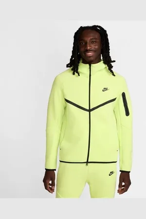 Nike Hættetrøje Tech Fleece 24 FZ - Gul/Sort