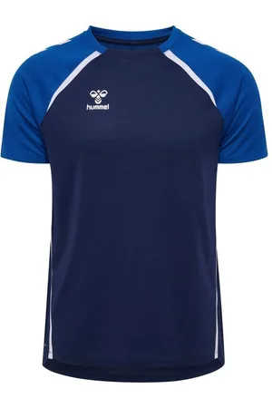 Hummel Trænings T-Shirt hmlLEAD 2.0 - Navy/Blå/Hvid Børn