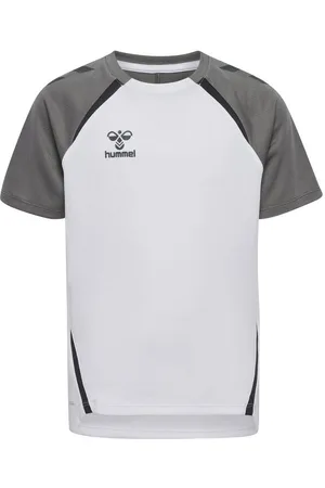 Hummel Trænings T-Shirt hmlLEAD 2.0 - Hvid/Grå/Sort Børn