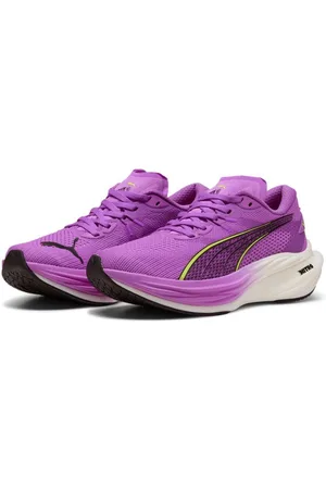 PUMA Løbesko Deviate Nitro 3 - Lilla/Gul/Hvid Kvinde