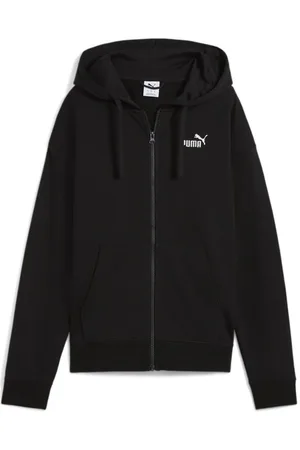 PUMA ESS Small No. 1 Logo Comfort Full-Zip Hoodie TR Black