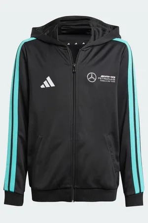 adidas Mercedes - AMG Petronas Formula One Team DNA Full-Zip Kids hættetrøje