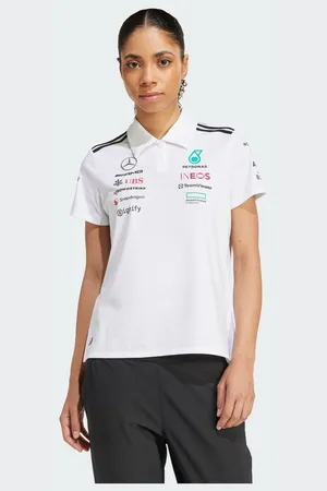 adidas Mercedes - AMG Petronas Formula One Team White polotrøje