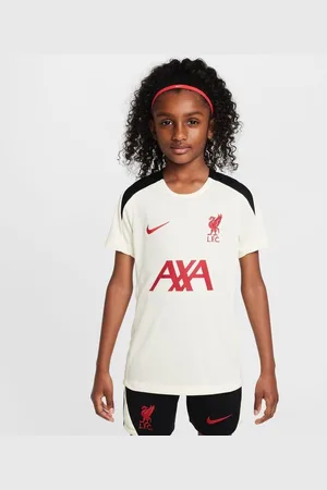 Nike Liverpool Trænings T-Shirt Dri-FIT Strike - Hvid/Rød/Sort Børn