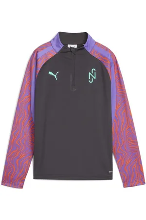 PUMA Træningstrøje 1/4 Lynlås Neymar Jr. Creativity - Sort/Lilla Børn LIMITED EDITION