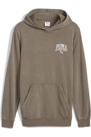 PUMA Washed Hættetrøje TR - Brun