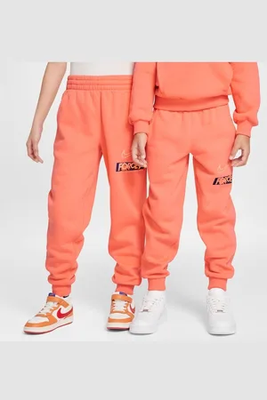 Nike Sweatpants Club Fleece Erling Haaland Personal Edition - Orange/Orange Børn